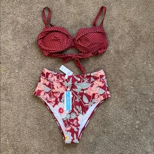 Cupshe Bikini hi rise bottoms